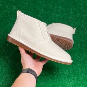 UGG Neumel Natural Mid Mens Lace Up Chukka Ankle Boots Tan 1117613 NAT NEW Multi